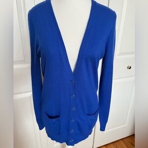 Banana Republic Long blue cardigan, Size Medium